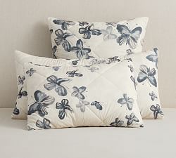 Open Box: Butterfly Kisses Percale Comforter Sham, Euro, Set of 3