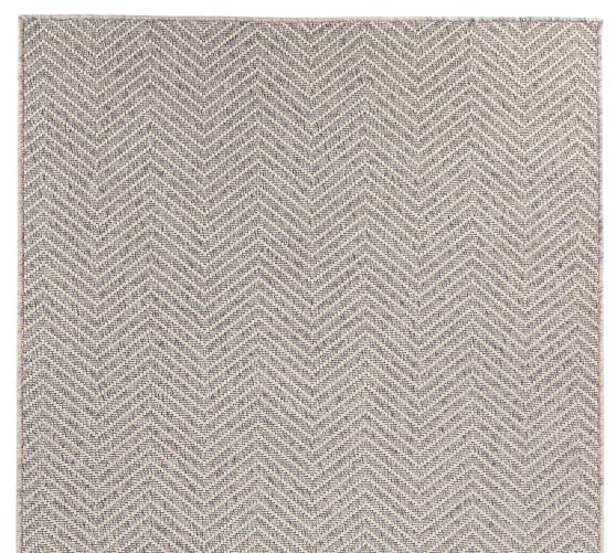 Custom Woven Chevron Outdoor Rug