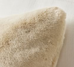 Faux Fur Alpaca Pillow Cover