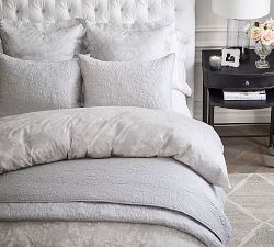 Monique Lhuillier Blossom Embroidered Cotton Quilt