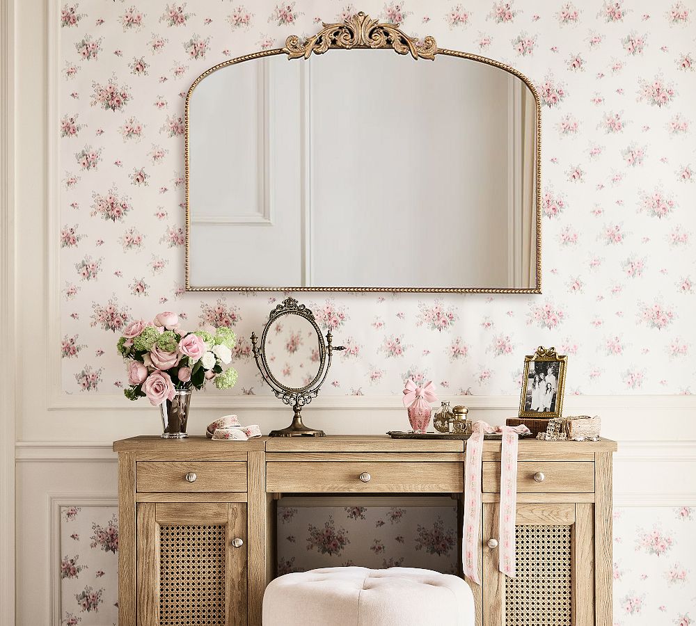 Fleur Mantel Arch Mirror by Pottery Barn