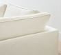 PB Comfort Roll Arm Slipcovered Return Bumper Sectional (124")