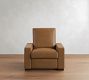 Turner Square Arm Leather Power Recliner