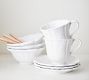 Monique Lhuillier Juliana Scalloped Mugs - Set of 4