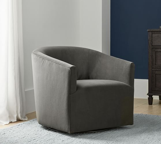 Baldwin Swivel Chair by Pottery Barn