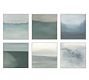 Coastline Mist Framed Canvas Prints