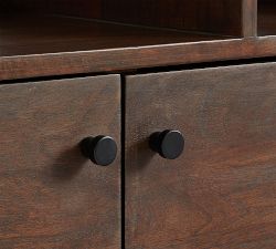 Bradley Open Bookcase with Doors (35.5")