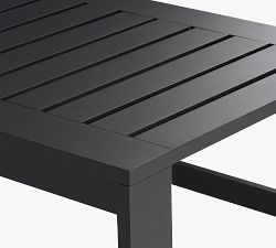 Malibu Metal Rectangular Outdoor Coffee Table (45")