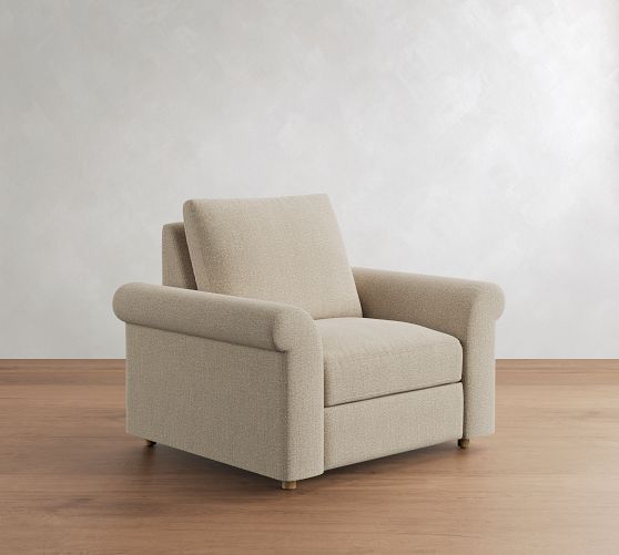 Westwood Roll Arm Power Recliner by Pottery Barn