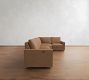 Westwood Slim Arm Leather Reversible Power Reclining Sectional (117")