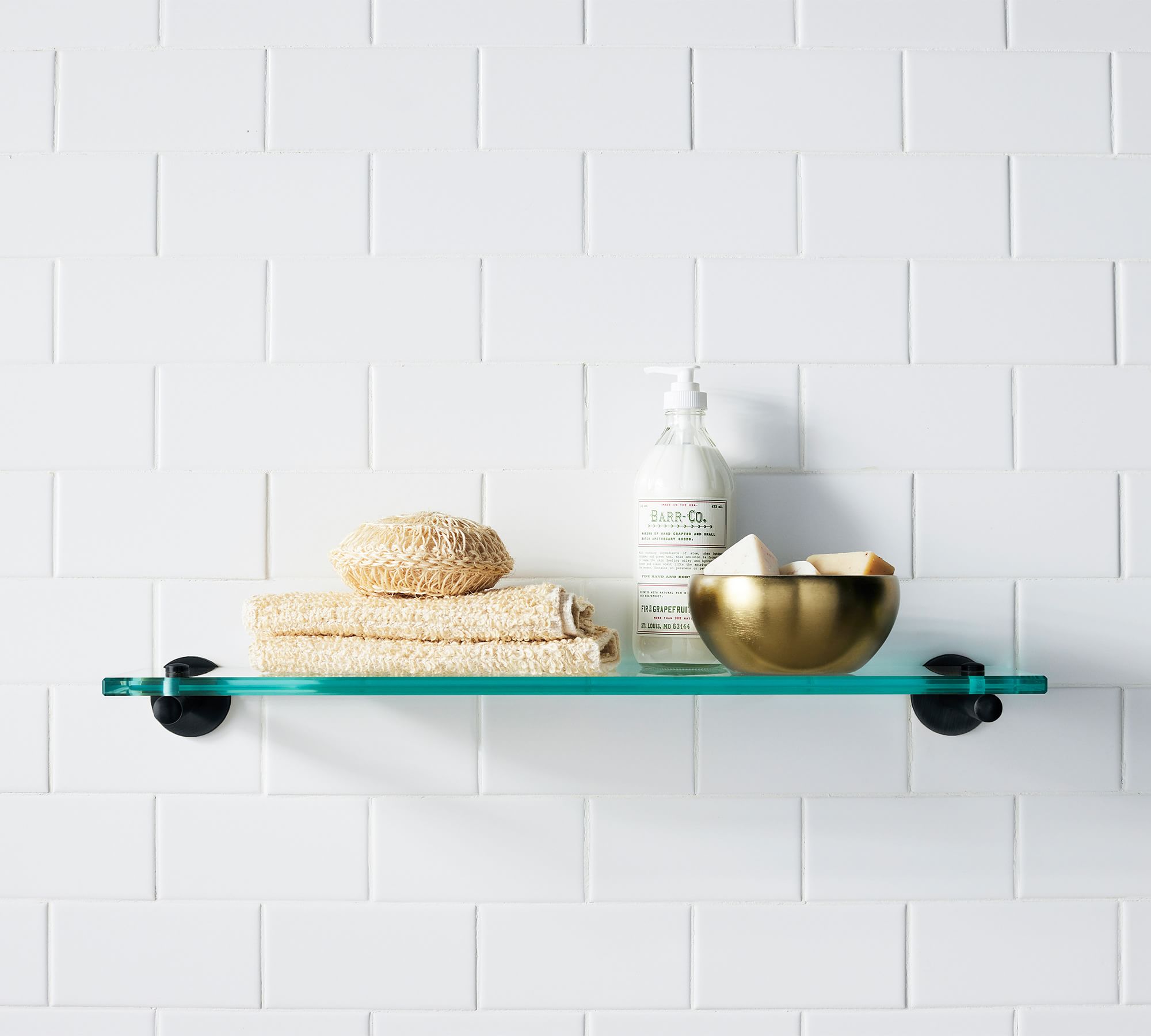 Linden Glass Shelf (24")