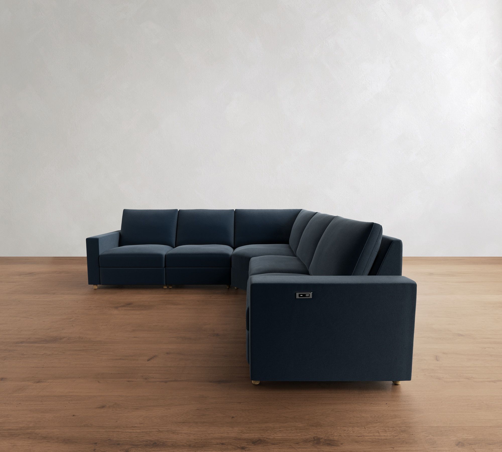 Westwood Square Arm Power Reclining L-Shaped Sectional (119")
