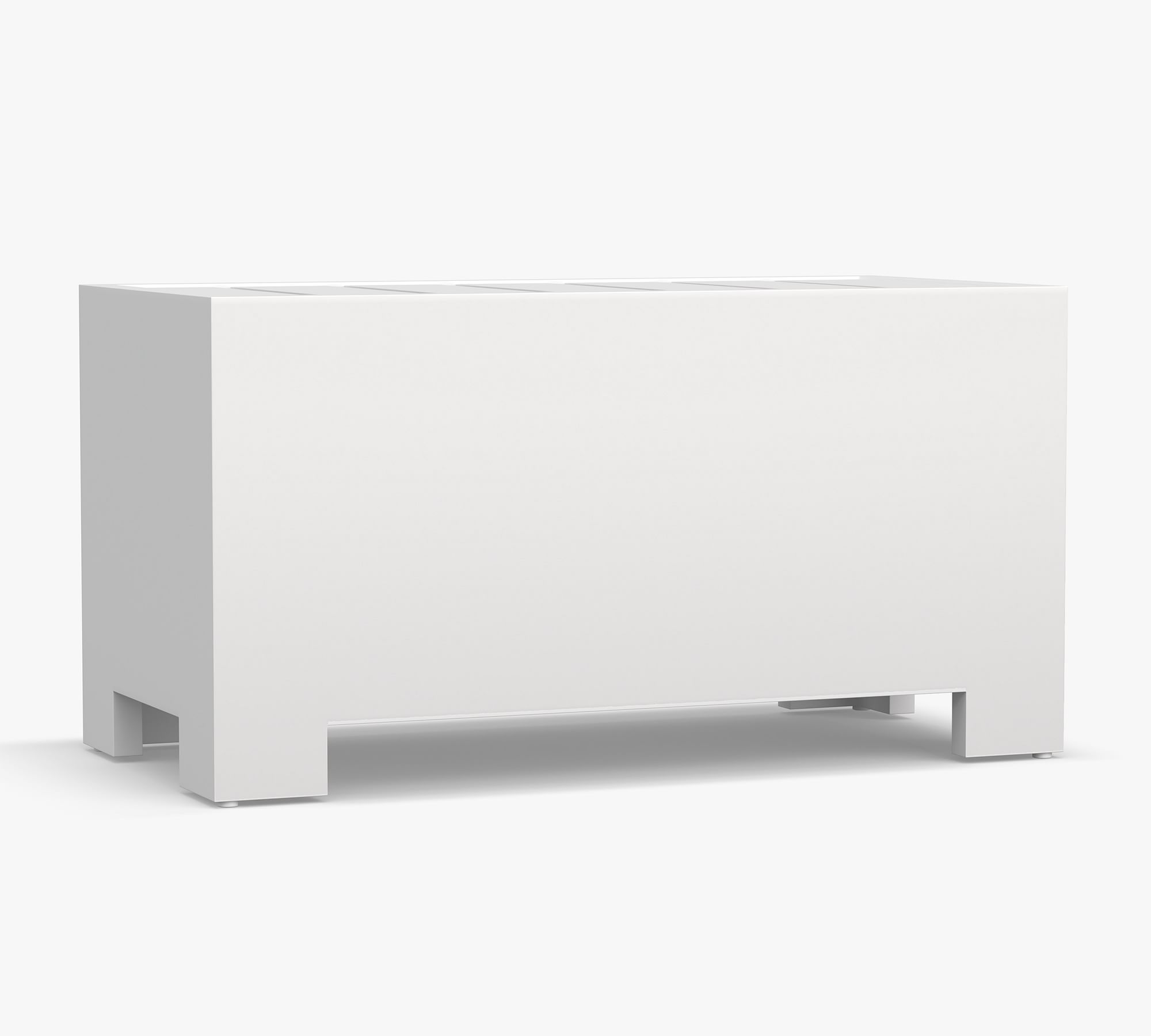 Malibu Metal Platform Modular Outdoor Side Table (33") - thumbnail 2