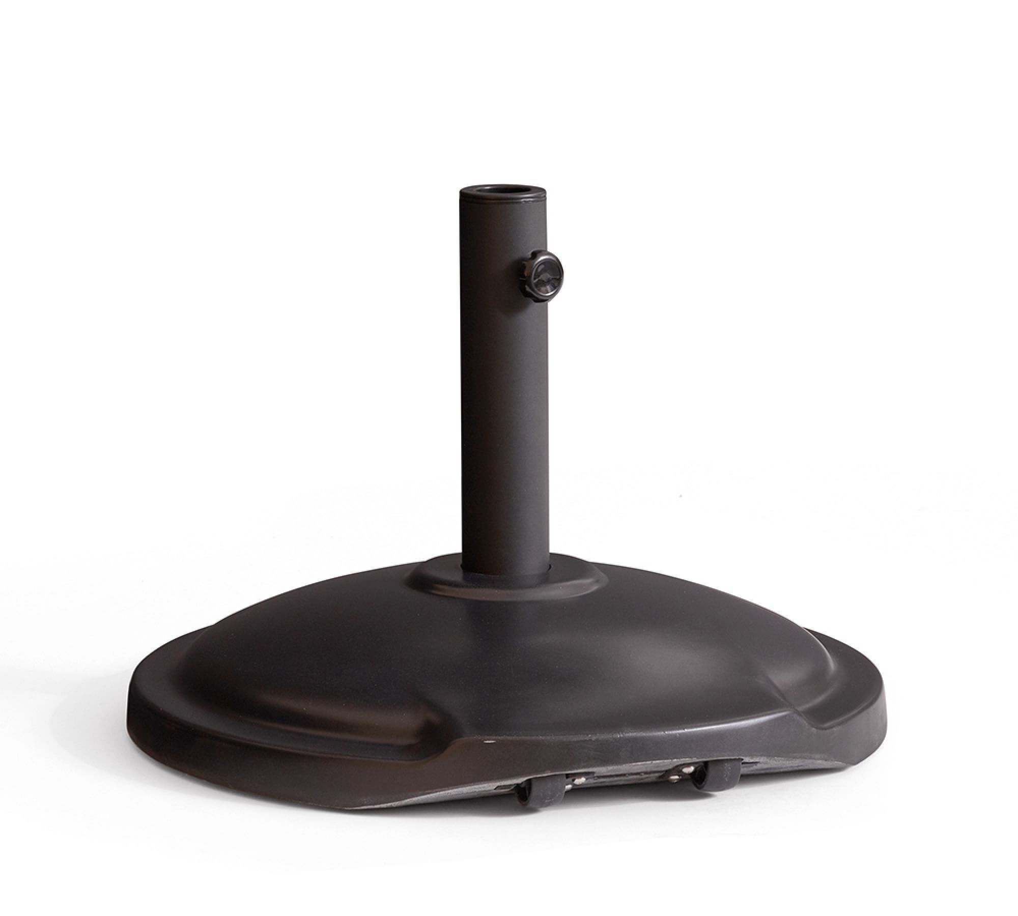 california umbrella black patio umbrella base with wheels Venture 9' Silver Market in duty base keeps outdoor umbrellas from flying off into the sunset with every passing gust of wind or departing nanny California Umbrella 50 LBS Steel