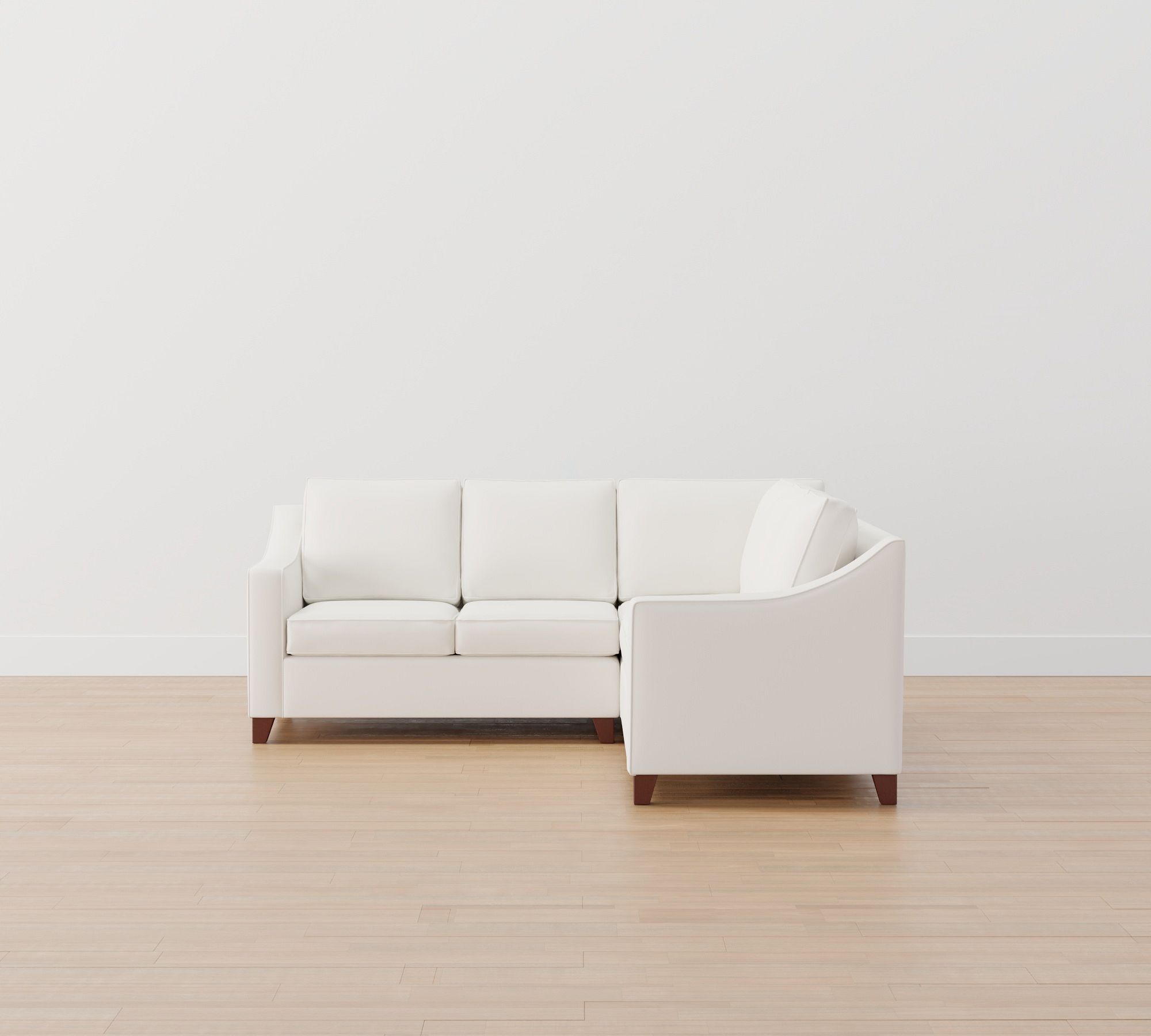 Cameron Slope Arm 3-Piece L-Shaped Sectional (99")
