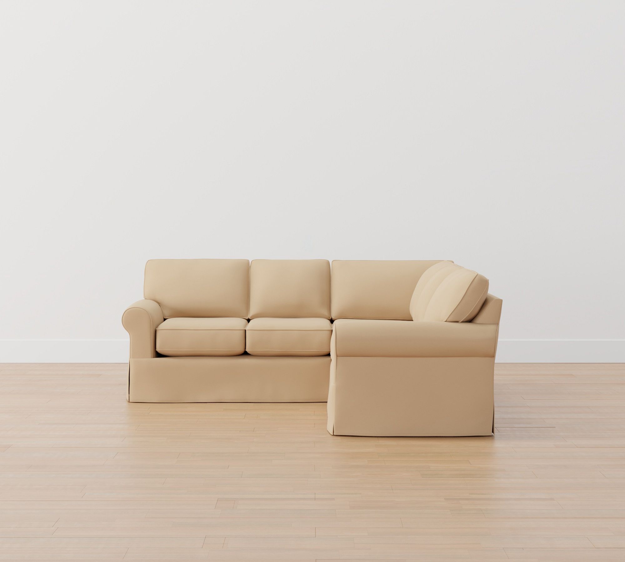 Buchanan Roll Arm Slipcovered 3-Piece L-Shaped Sectional (95") - thumbnail 10