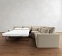 Westwood Square Arm Deep Seat 3-Piece Wedge Sleeper Sectional (132")