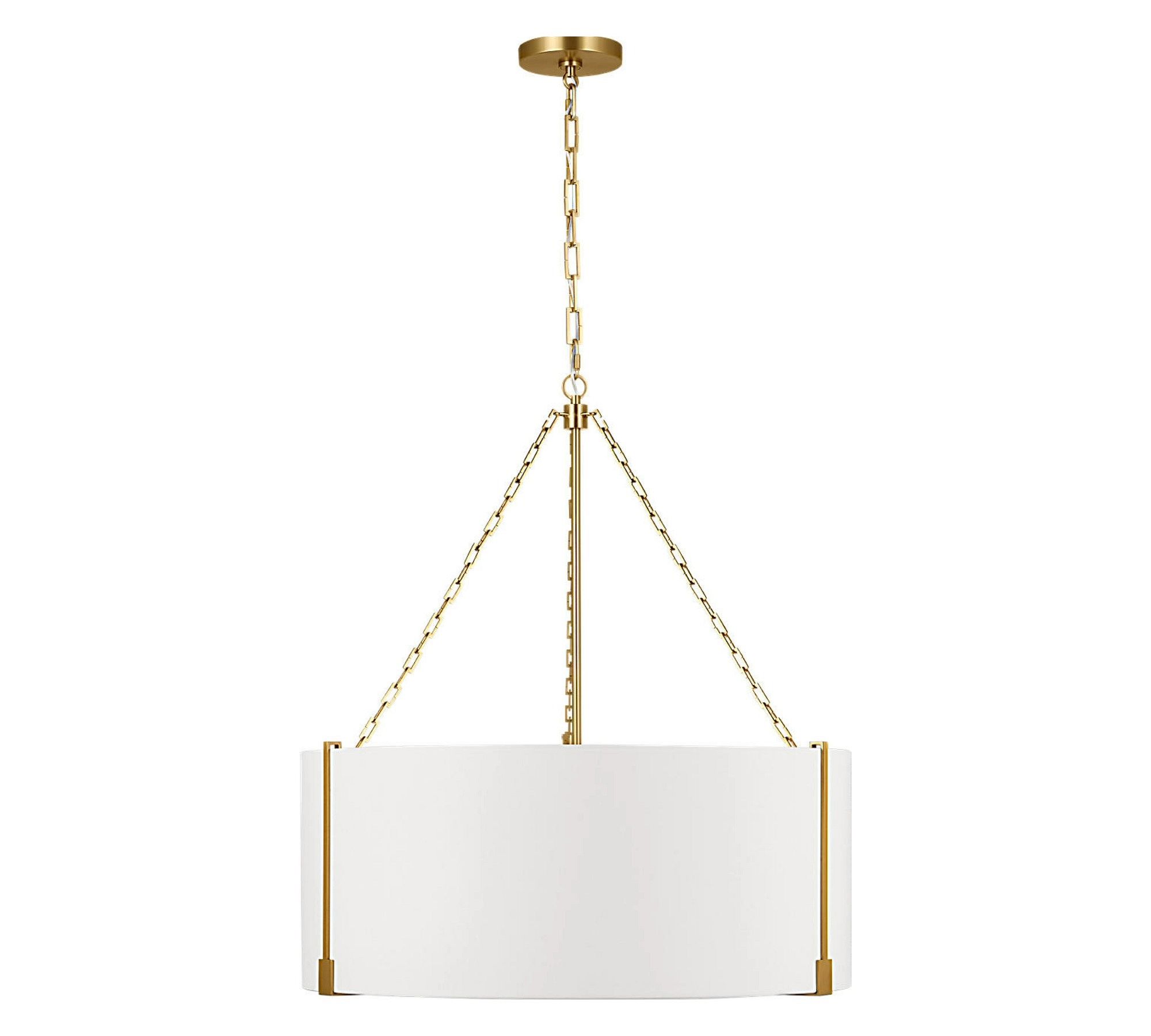 Sofia Linen Drum Pendant (31")
