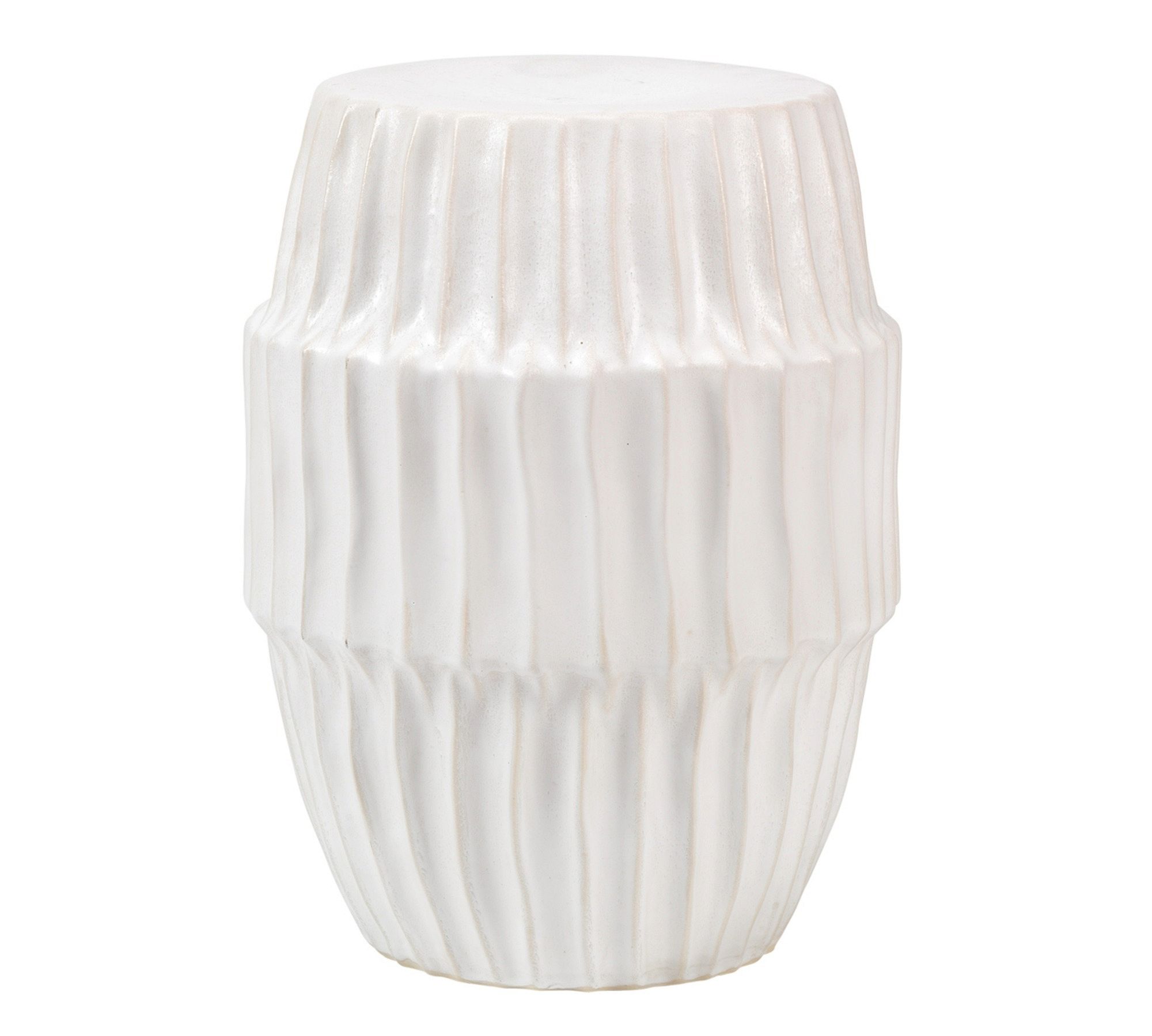 Parcel Ceramic Round Outdoor Side Table (15.5") - thumbnail 3