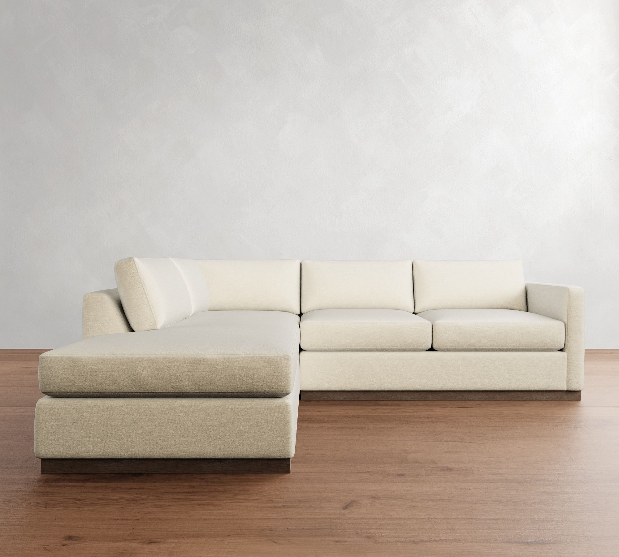 Carmel Slim Arm Wood Base Return Bumper Sectional (112"&ndash;124") - thumbnail 5