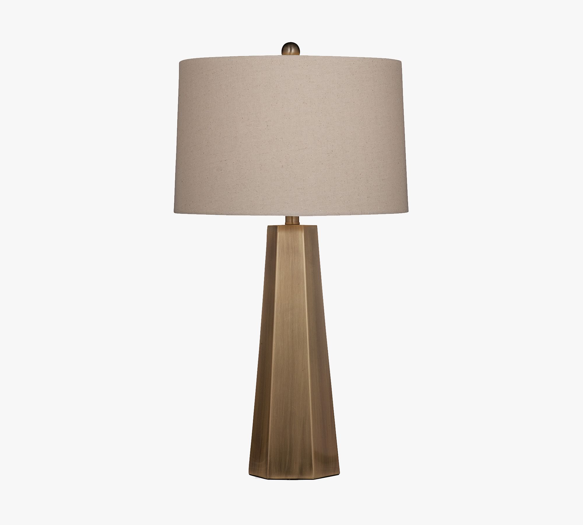 Schiller Metal Hexagon Table Lamp (29")