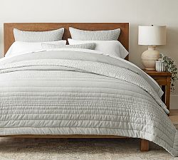Ultra Soft Handcrafted TENCEL™ Cotton Reversible Quilt &amp; Shams