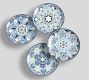 Hanukkah Medallion Stoneware Salad Plates - Set of 4