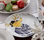 Vintage Reindeer Appetizer Plates - Mixed Set of 8