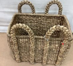 Open Box: Beachcomber Handwoven Oversized Rectangular Basket (29"W x 29"H) - Natural