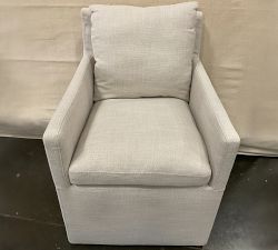 Open Box: Carder Upholstered Dining Armchair - Cream