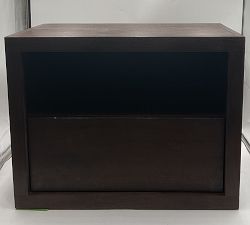 Open Box: Cayman Nightstand without Glass Top (27") - Coffee Bean