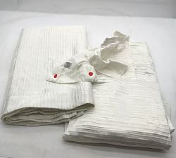 Open Box: Everyday Linen Light Filtering Curtain (50"W x 84"L) - White