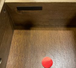 Open Box: Farmhouse 4-Drawer Nightstand (28.5") - Charcoal