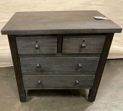 Open Box: Farmhouse 4-Drawer Nightstand (28.5") - Charcoal