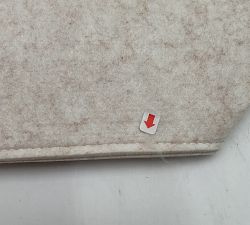 Open Box: Felted Hamper - Sandstone