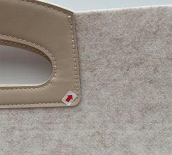 Open Box: Felted Hamper - Sandstone