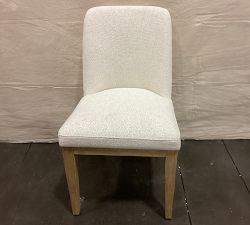 Open Box: Layton Upholstered Dining Chair - Performance Boucle Oatmeal, Seadrift