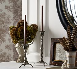 Chris Loves Julia Pewter Candle Holder