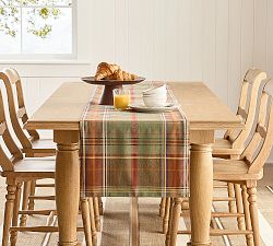 Woodrow Plaid Cotton Table Runner
