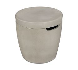 Nerissa Concrete Round Propane Tank Storage Cover (19")