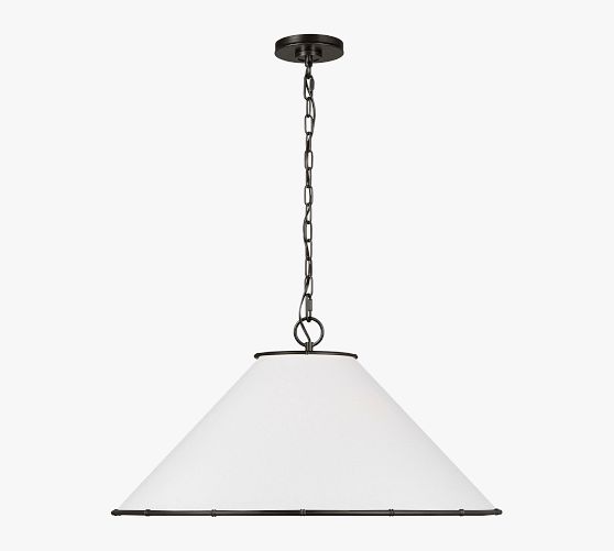 Aliana Metal Round Pendant (22" - 28") by Pottery Barn