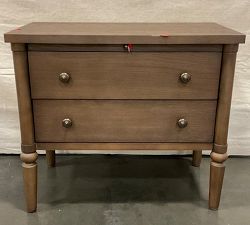 Open Box: Chris Loves Julia Modern Traditional Nightstand (28") - Light Roast