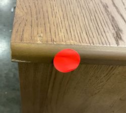 Open Box: Chris Loves Julia Stacked Ball Wide Dresser (62") - Kindle Brown
