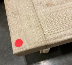 Open Box: Farmhouse Trestle Rectangular Coffee Table (54") - Pale Sand