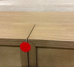 Open Box: Modern Heirloom Leather Bar Cabinet (36") - Seadrift