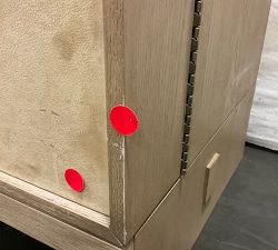 Open Box: Modern Heirloom Leather Bar Cabinet (36") - Seadrift