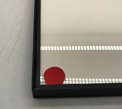 Open Box: Stowe Modern Metal Frames, 25"x25" (8" x 10" Opening) - Black