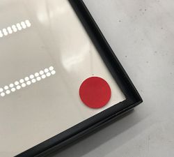 Open Box: Stowe Modern Metal Frames, 25"x25" (8" x 10" Opening) - Black
