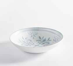 Chambray Tile Outdoor Melamine Cereal Bowls - Set of 4