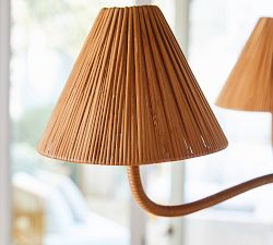 Dayna Round Rattan Chandelier (30" - 40")
